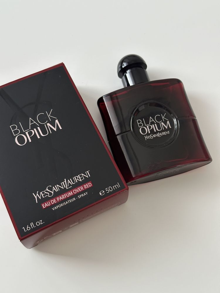 YSL perfumy Black Opium red over nowe 50 ml