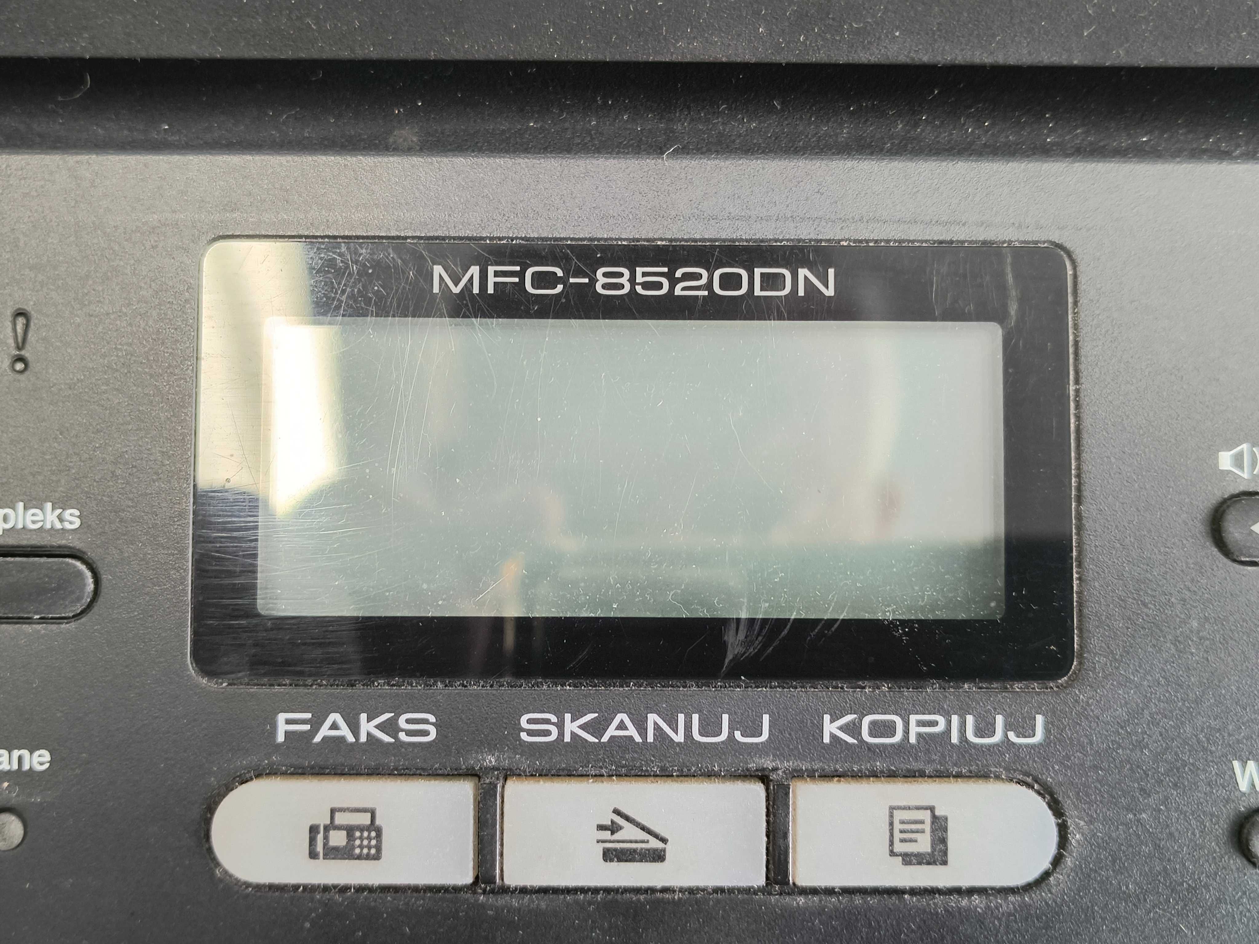 Drukarka wielofunkcyjna laserowa (mono) Brother MFC-8520DN uszkodzona
