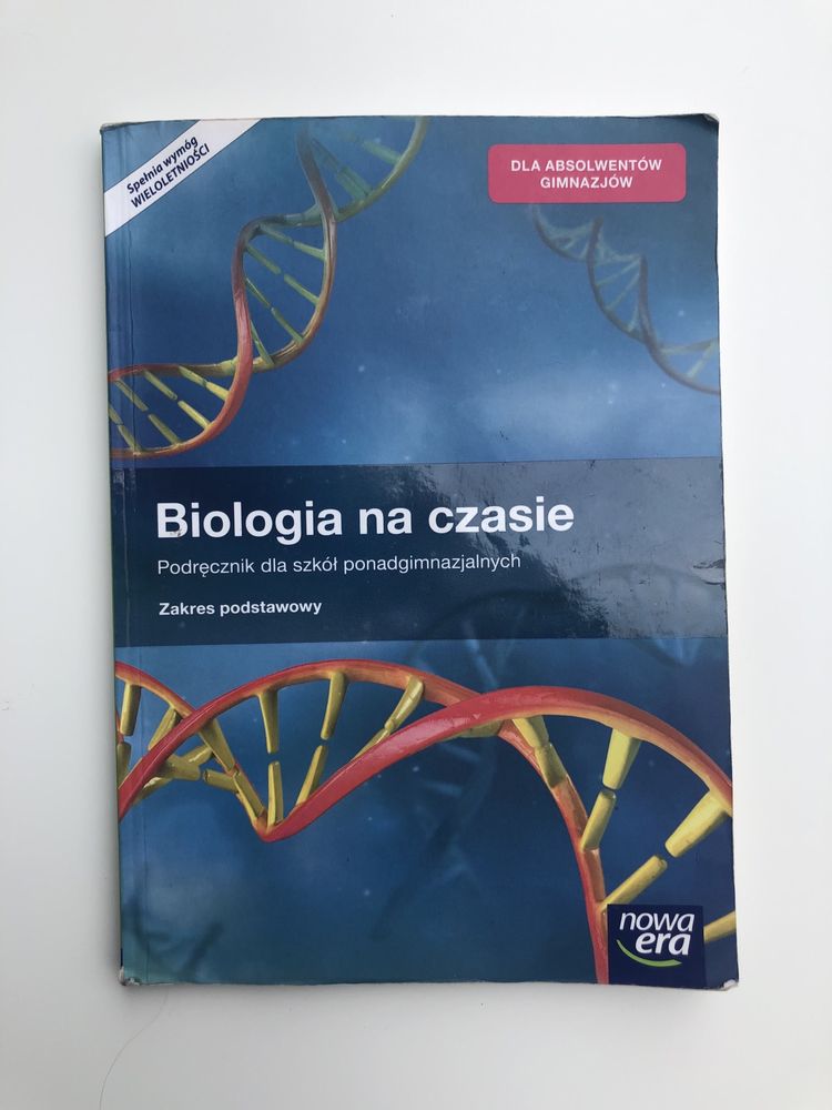 Biologia na czasie zakres podstawowy podręcznik liceum