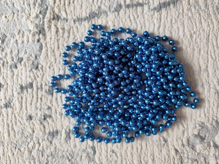 Новорічні буси, буси на ялинку, новорічний декор