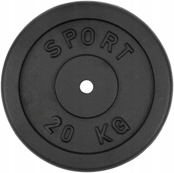 OBCIĄŻENIE ŻELIWNE 100 kg ZESTAW 18 talerzy 28,5mm BDG