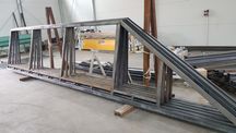 Brama przesuwna RAMA surowa stal 4mx1,42m PRODUCENT