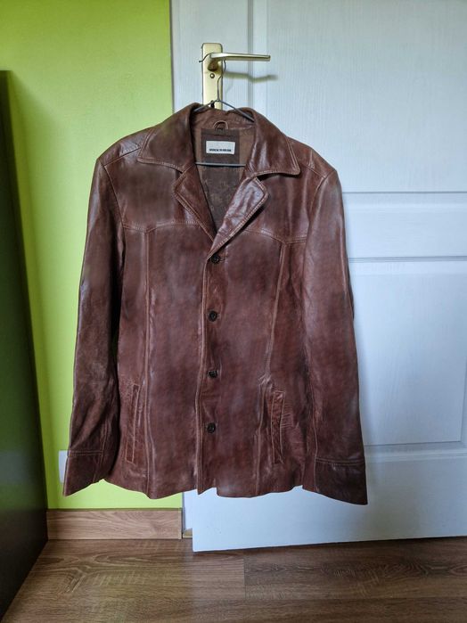 Kurtka skórzana męska | Rock'n Blue | Rozmiar XXL