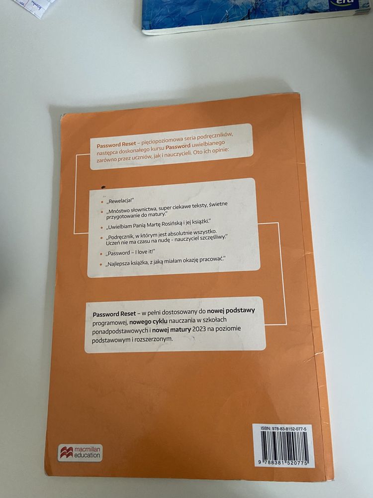 Podręcznik do angielskiego A2+/B1 password reset