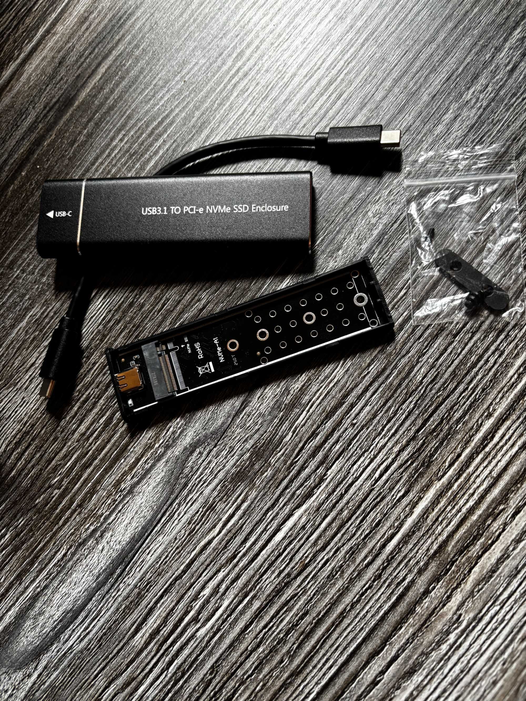 Кейс перехідник з SSD M.2 на USB3.1