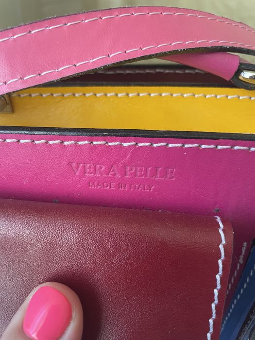 Італьянська сумка з натуральної шкіри