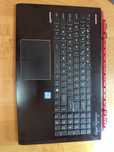 Klawiatura do laptopa MSI ge62mvr z palmrestem i touchpadem.