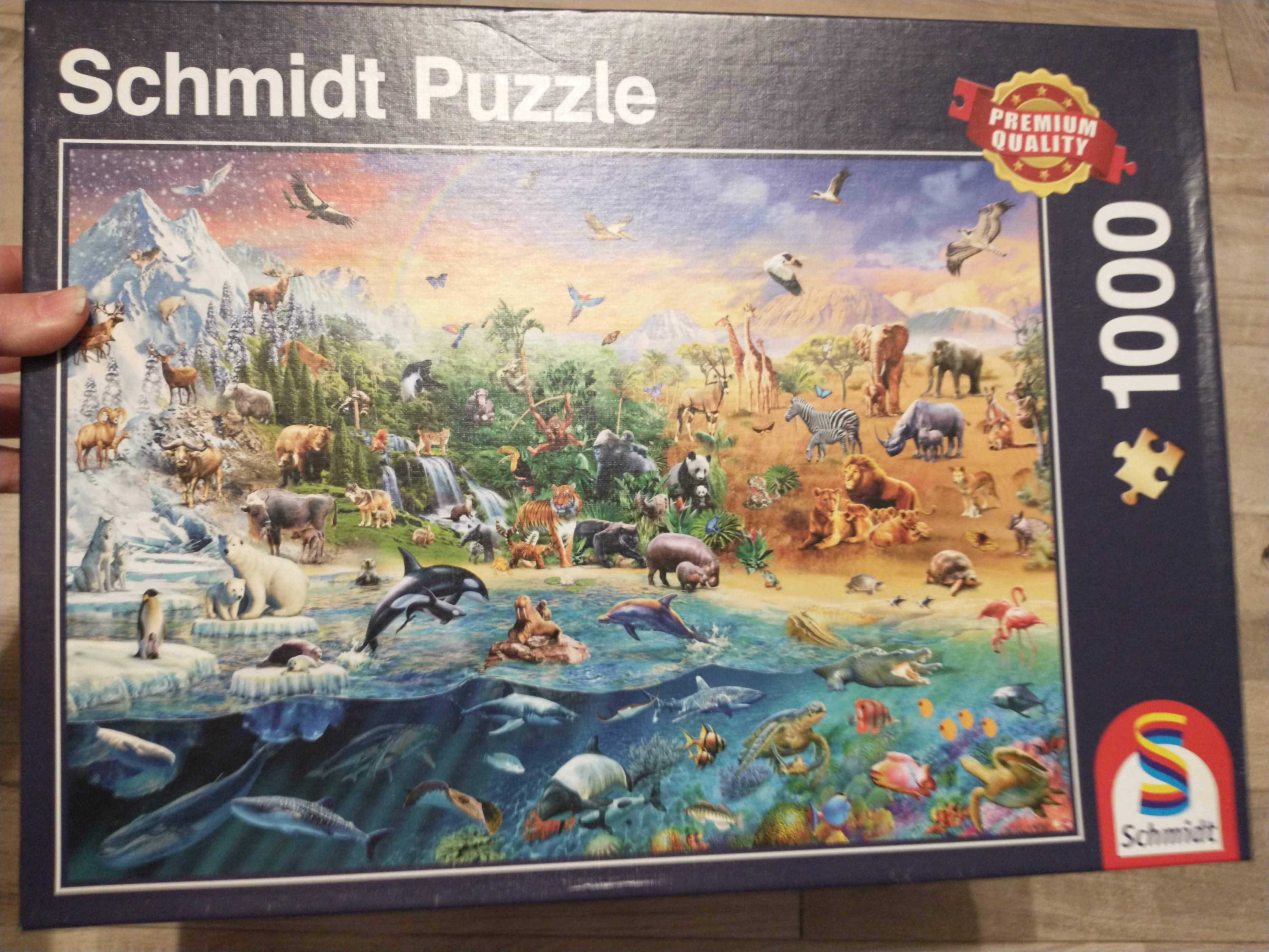 Puzzle Schmidt 1000 Premium quality Królestwo, świat zwierząt