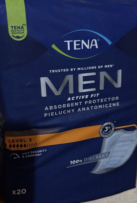 Wkładki pieluchy Tena MEN pants active 45 szt rozm L