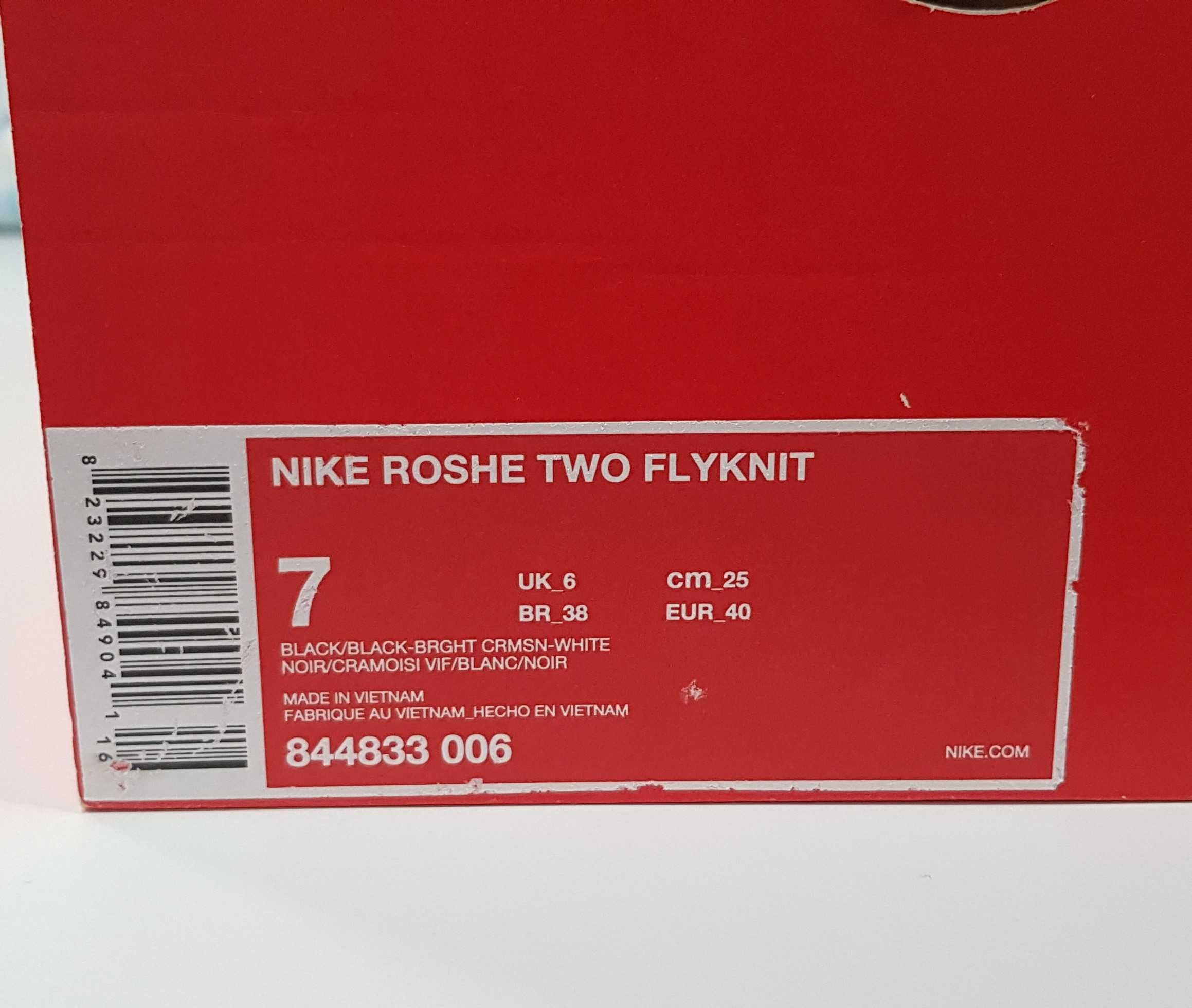 Sapatilhas NIKE Roshe Two Flyknit (T: 40)