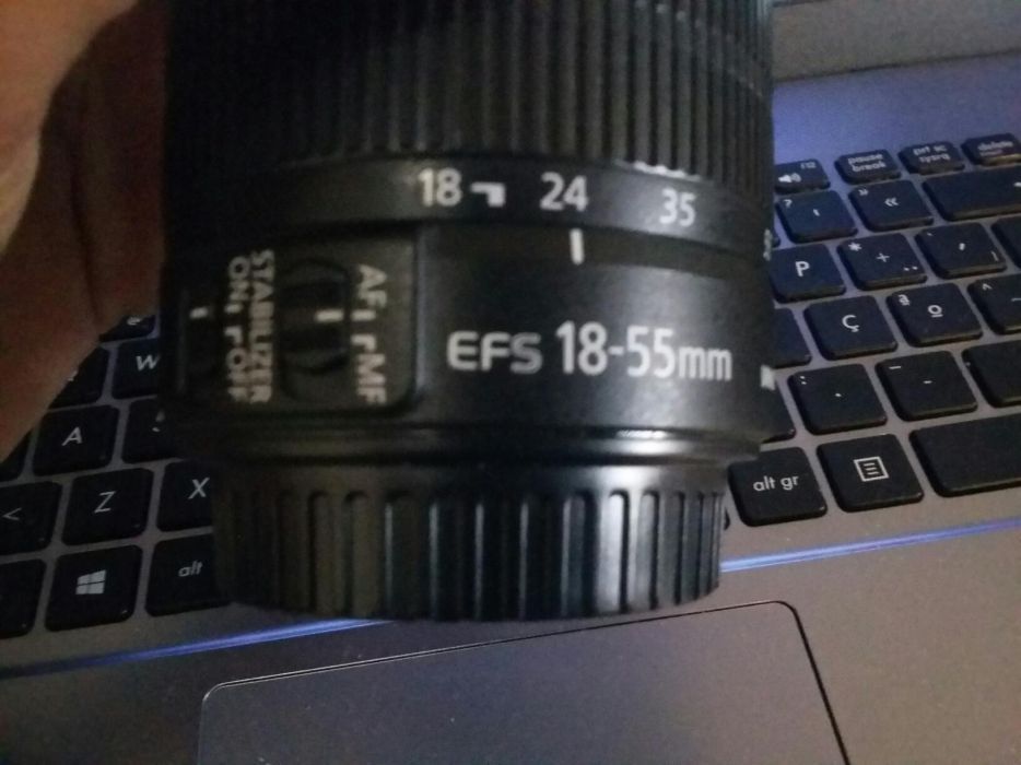 Objectiva 18-55mm macro 0.25m/0.8ft com garantia