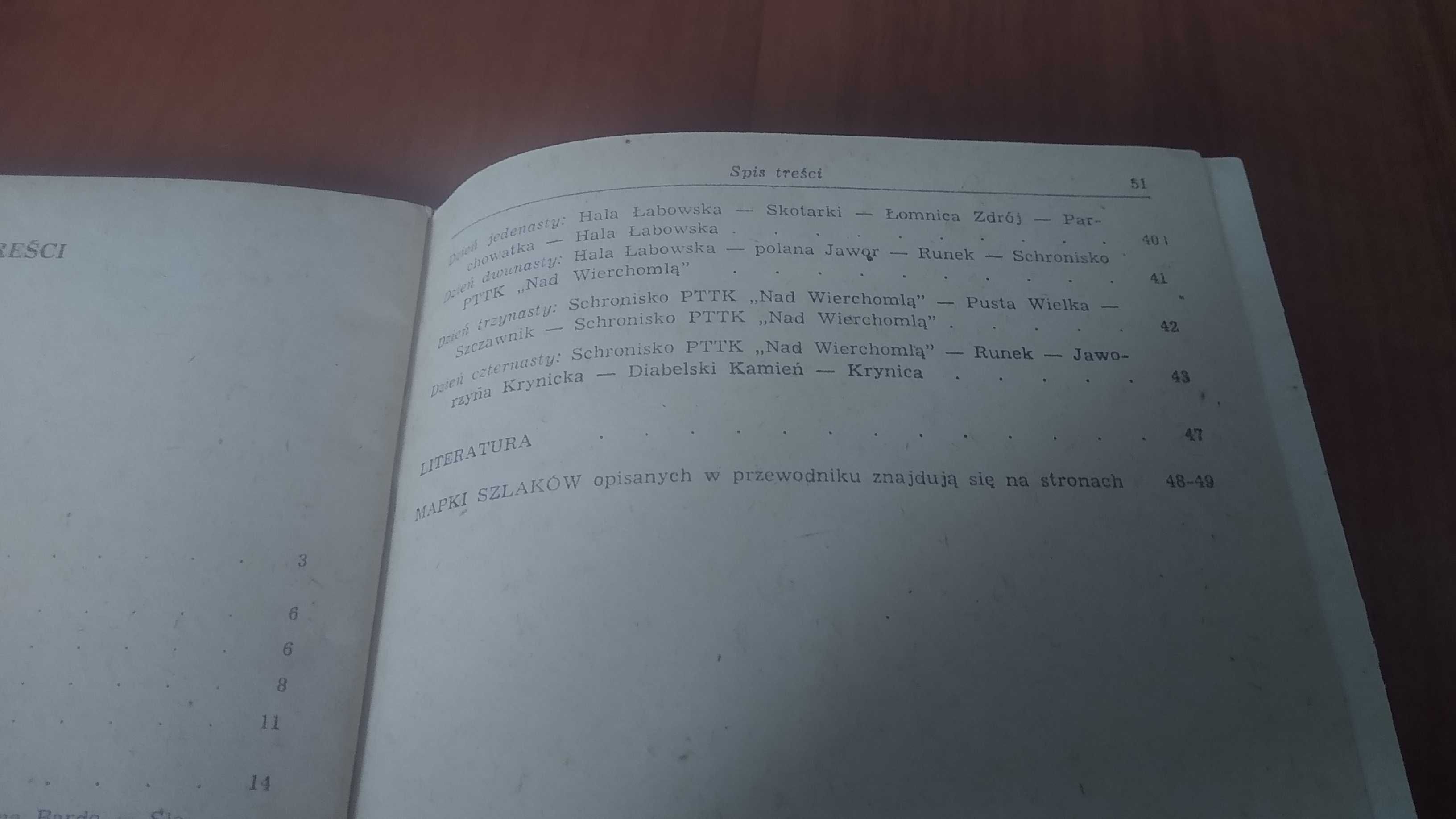 Wędrówka przez Gorce, Pieniny i Beskid Sądecki Jolanta Wyznakiewicz.