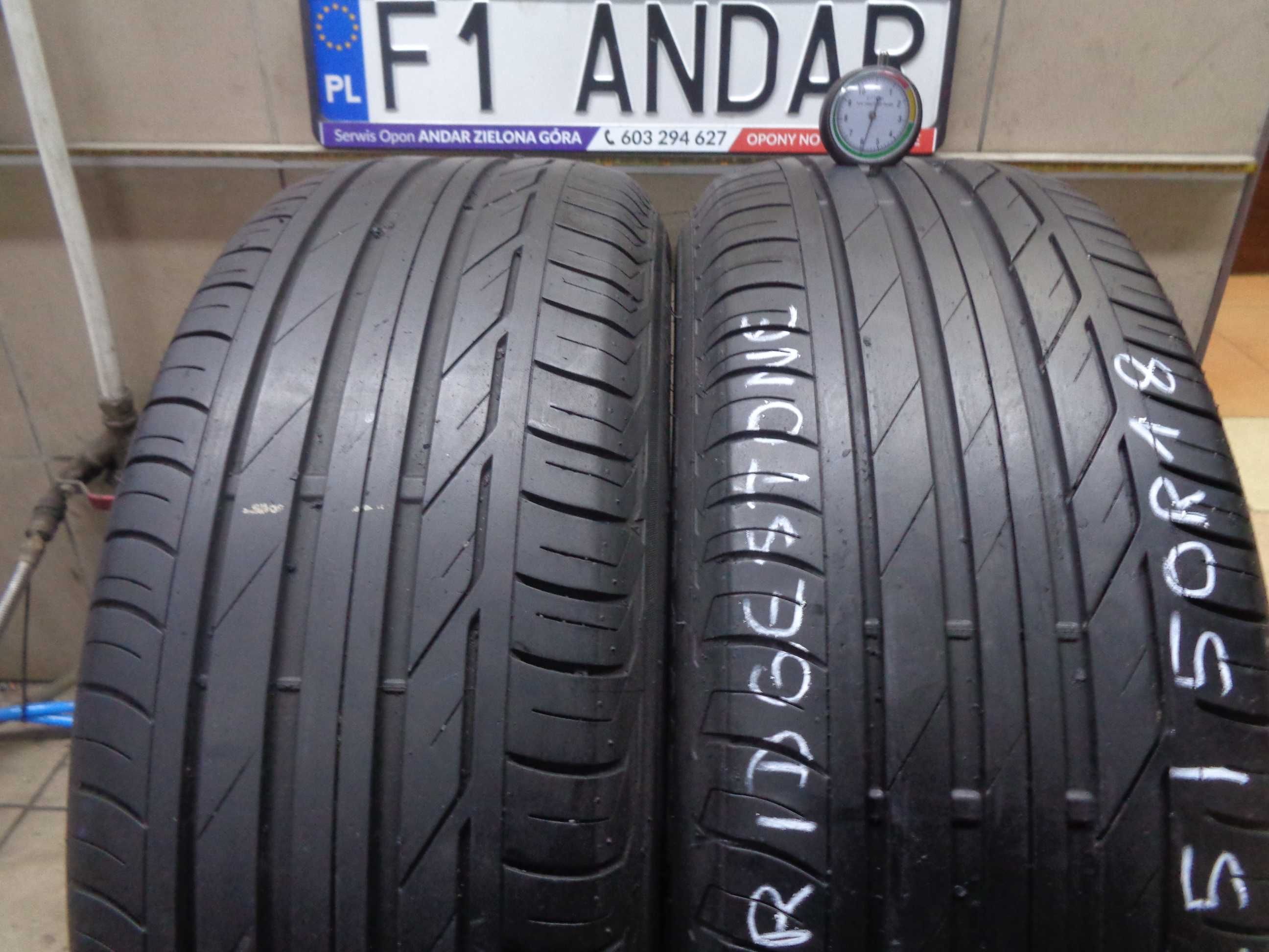 2szt. 225/60R18 Bridgestone Turanza T001 , Opony Letnie , ANDAR