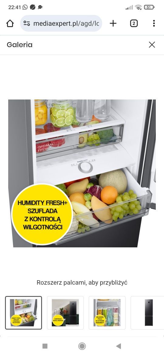 Lodówka Samsung wolnostojąca
