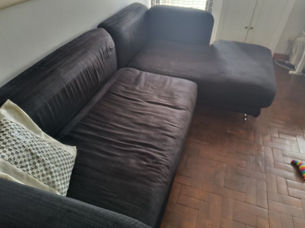 Sofa lounge preto Ikea