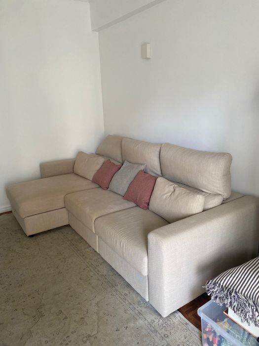 Sofá 3 lugares Eskilstuna c/ chaise long