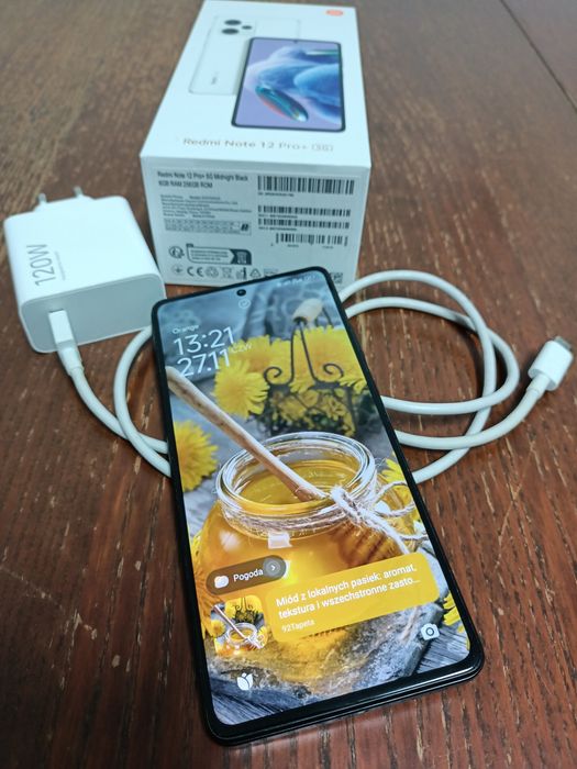 Redmi Note 12 Pro+ 5G 8/256 120Hz czarny