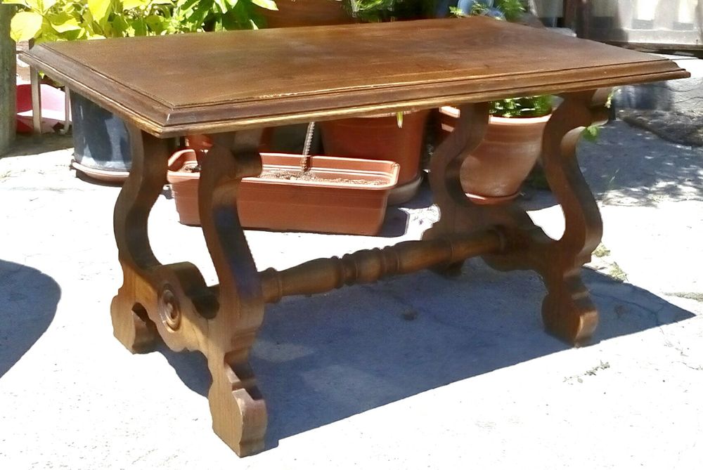 Mesa de centro rústica