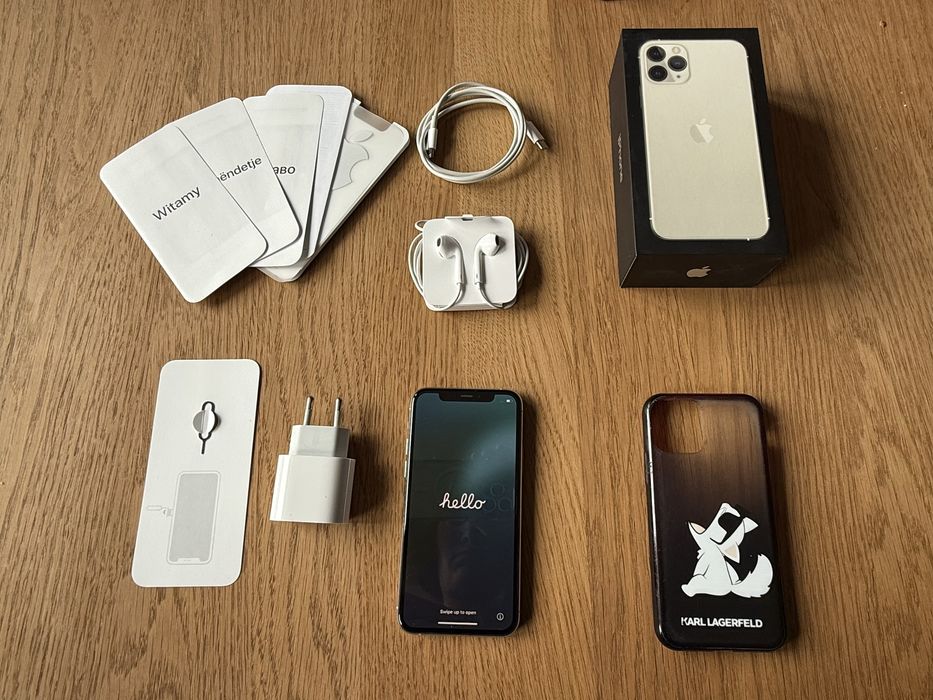 iPhone 11 Pro 512 GB biały stan bardzo dobry (95% pojemności baterii)