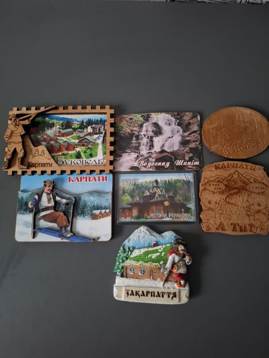 Магнітики по 5 грн. 1 шт.