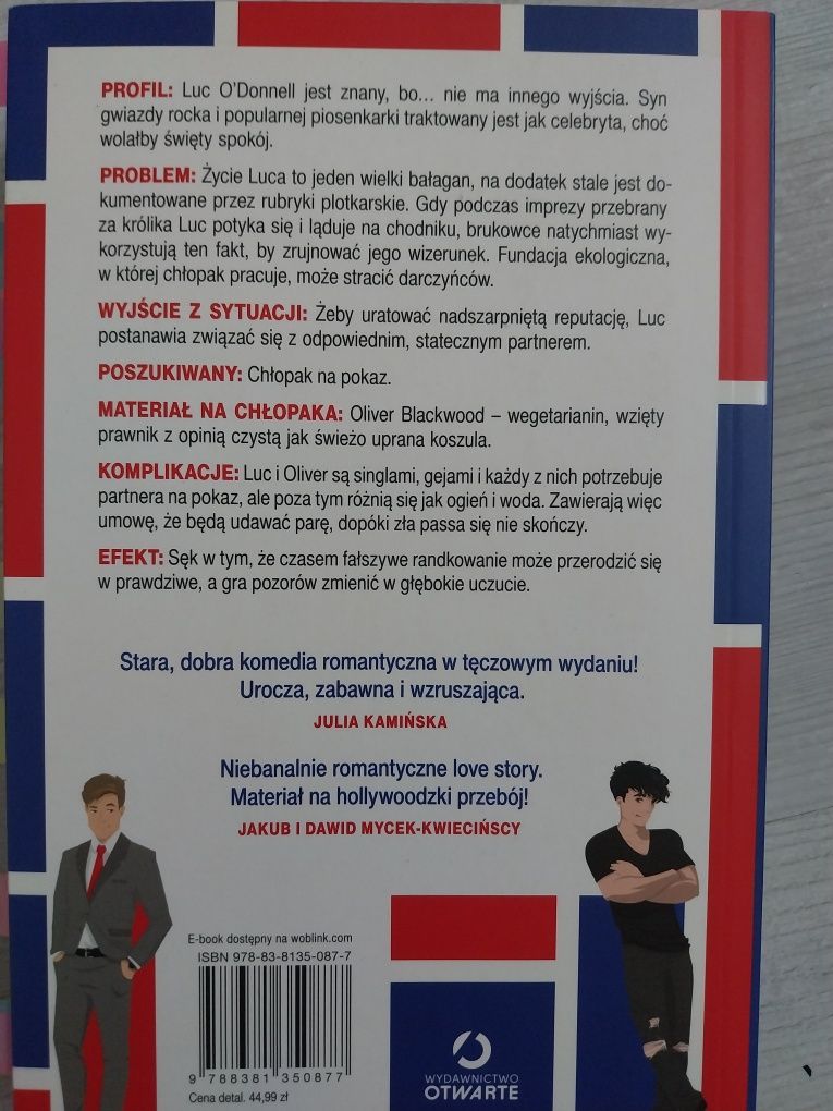Materiał na chłopaka Alexis Hall książka