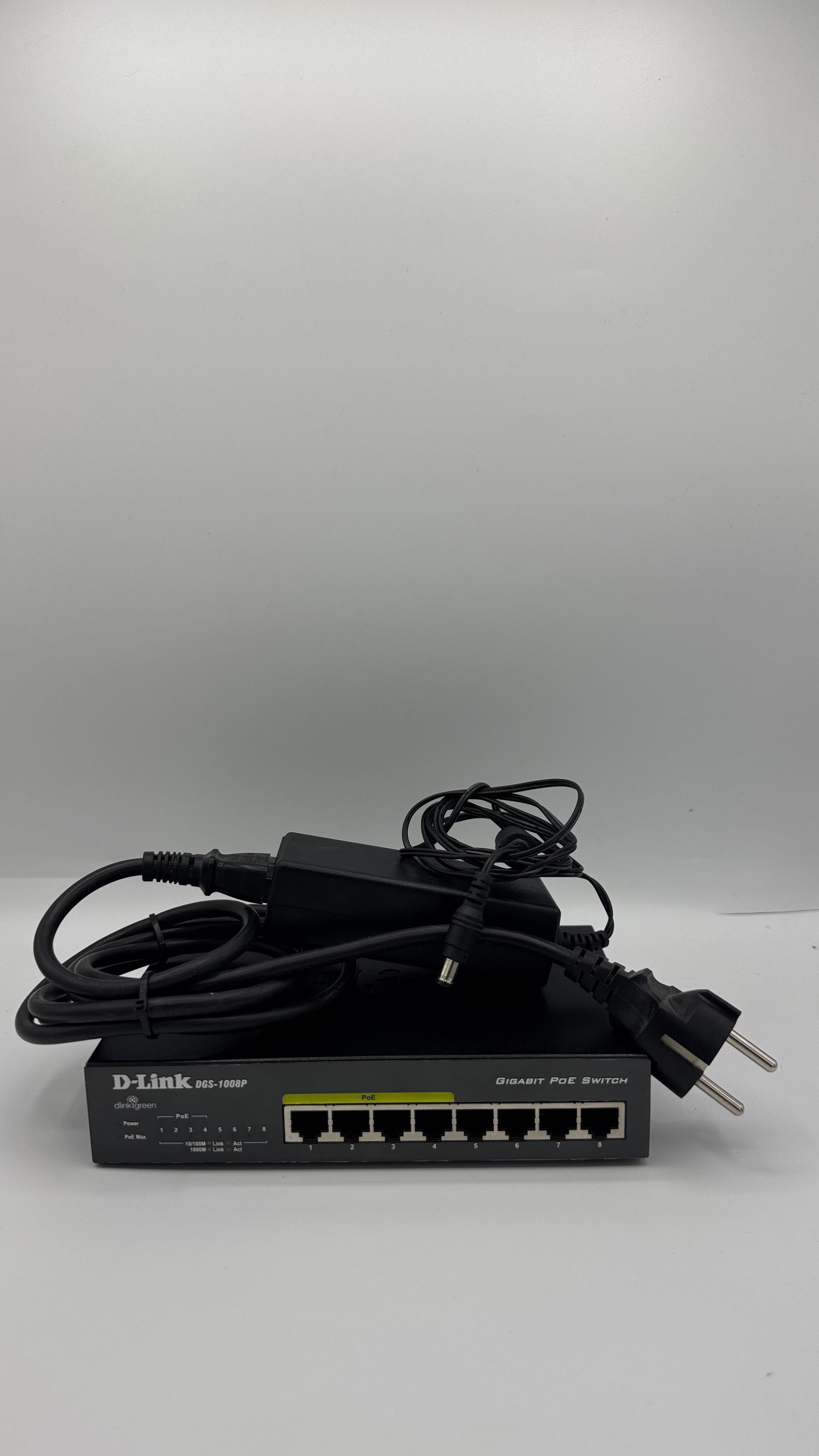 Switch D-Link Dlink DGS-1008P – 8 portów Gigabit, 4x PoE