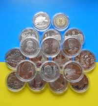 набір набор 2008 рік 19 монет НБУ банк.стан комплект українські монети