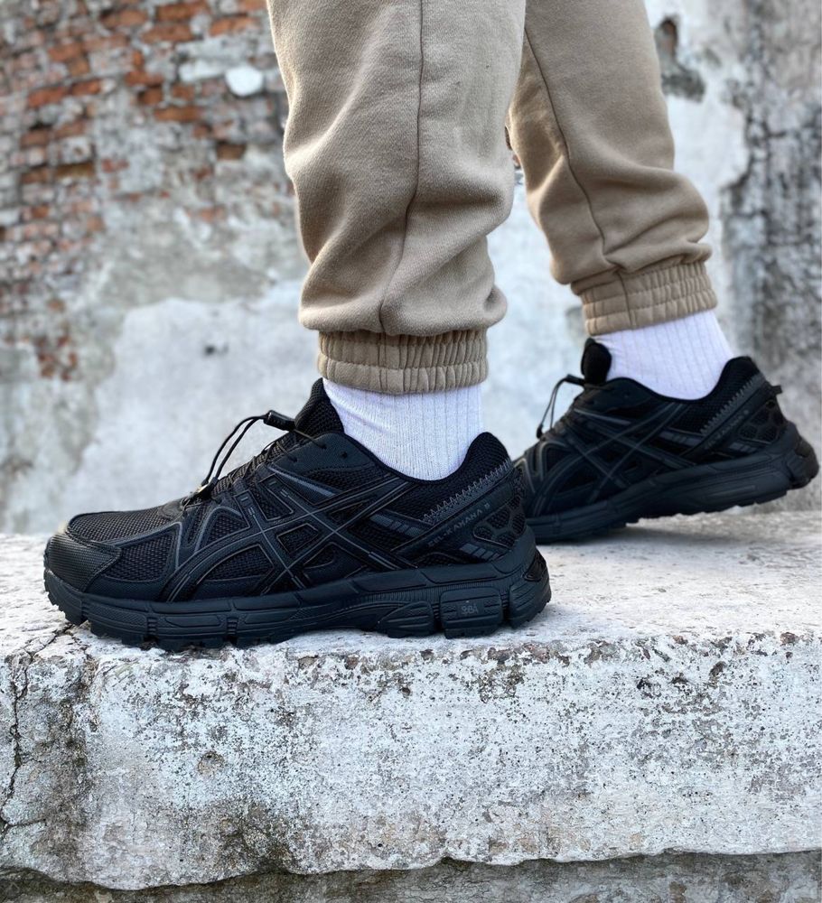 Asics Gel-Kahana 8 Black Gore-tex,асікси,гортекс,асікси чорні.