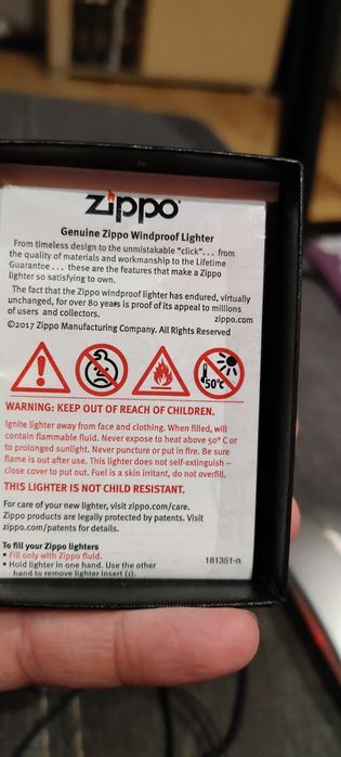 Zippo zapalniczka benzynowa