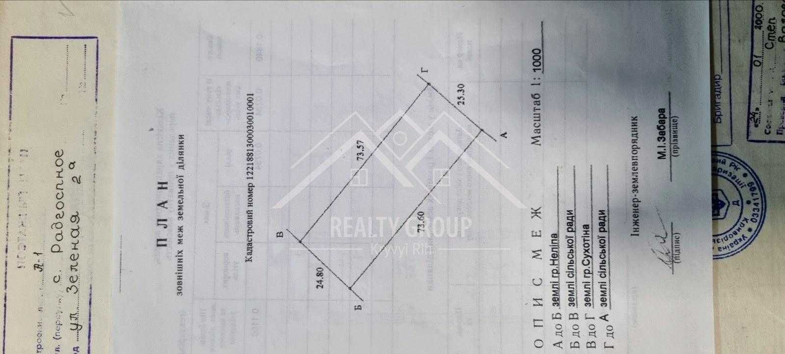 Продаж ділянки 18.5 соток з будинком 57 кв.м. с. Надія/Радгоспное