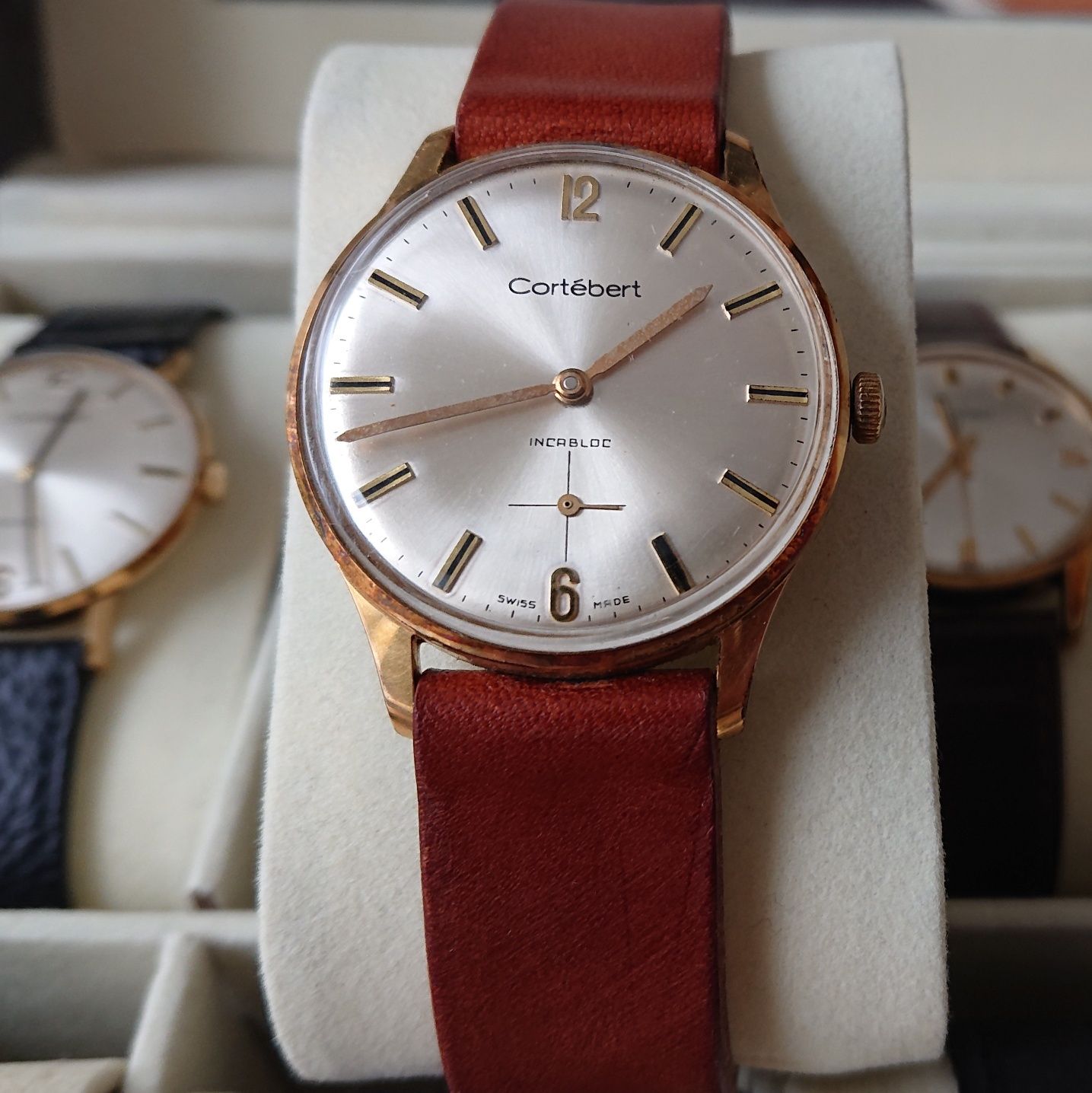 Cortebert zegarek naręczny mechaniczny kolekcjonerski swiss made