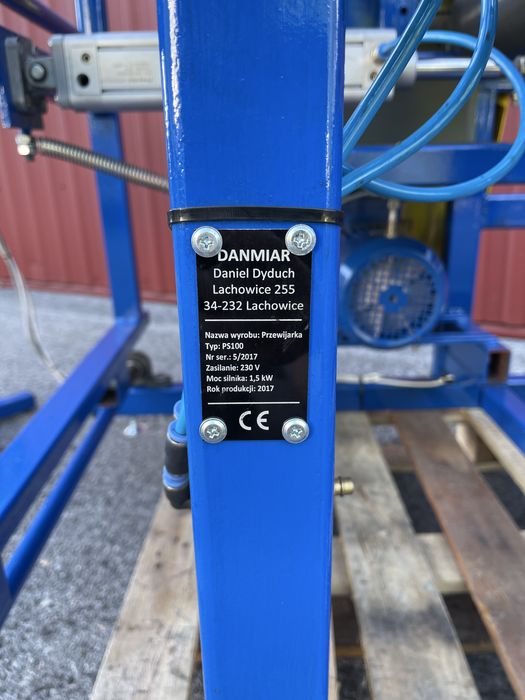 Przewijarka do folii stretch minirap Danmiar pneumatyka 230v jak nowa