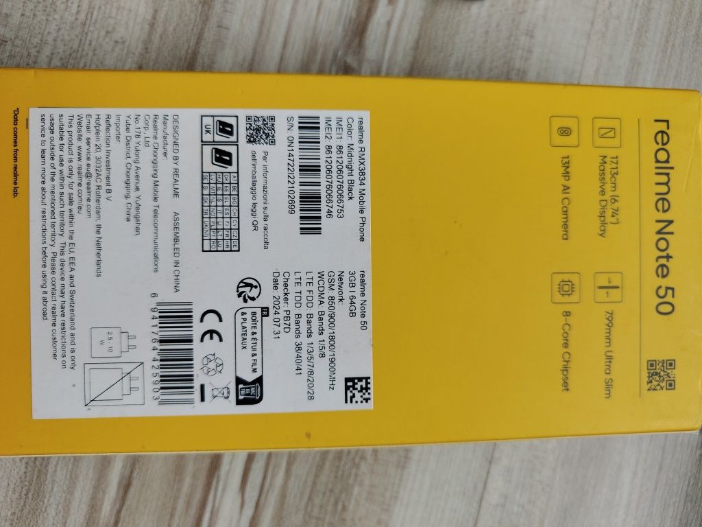 Realme note 50 jak nowy