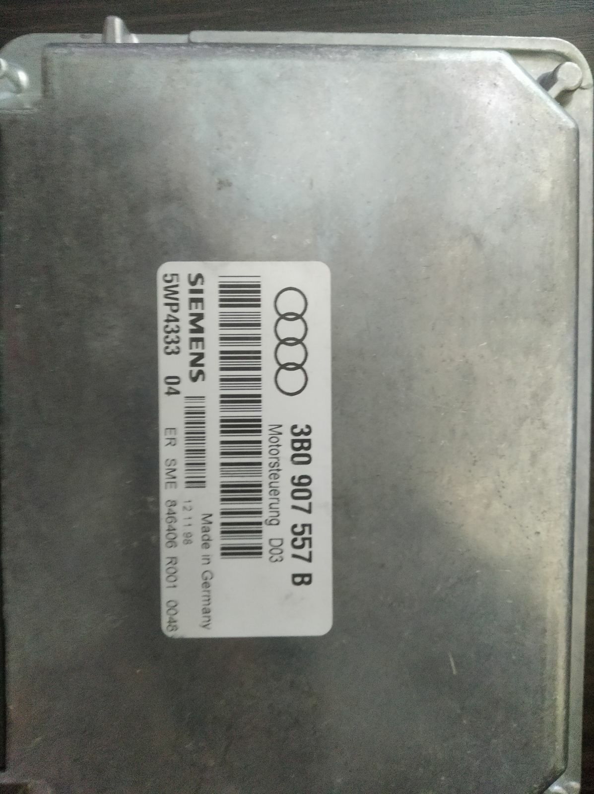 Блок управління 3B0 907 557 B. Siemens 5wp4333