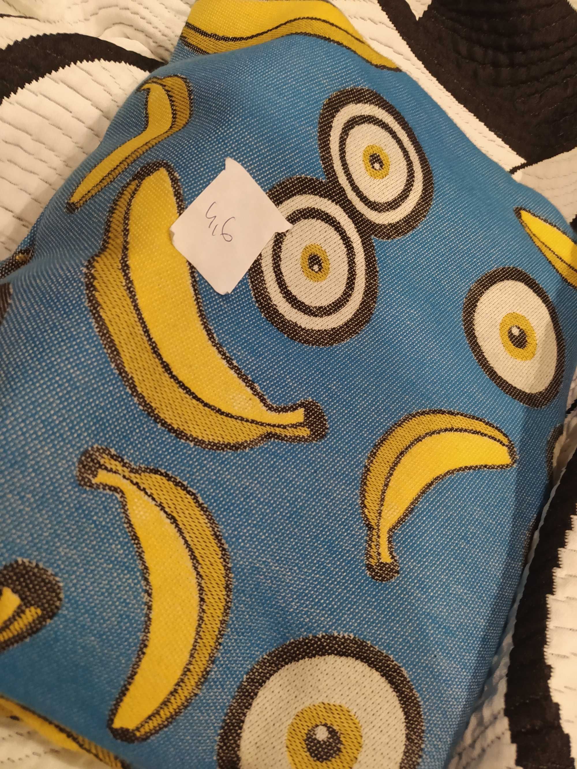 chusta do noszenia dzieci lollywovens 4,6m bananablue fever minionki