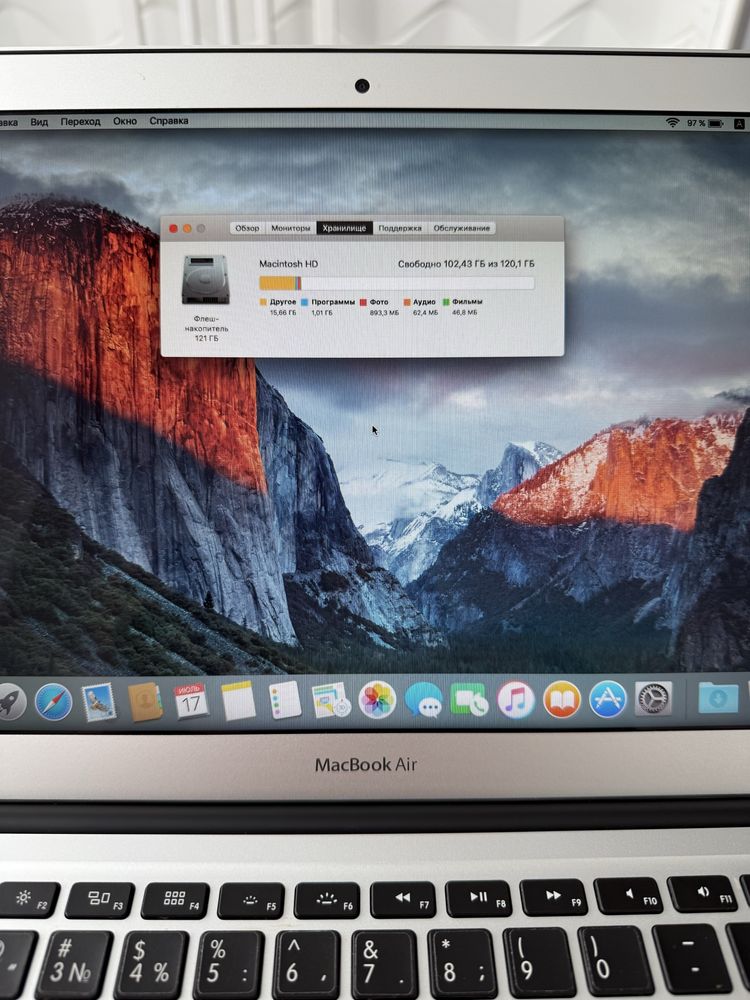 Macbook Air 13 2015 IC5 8Gb 128Gb