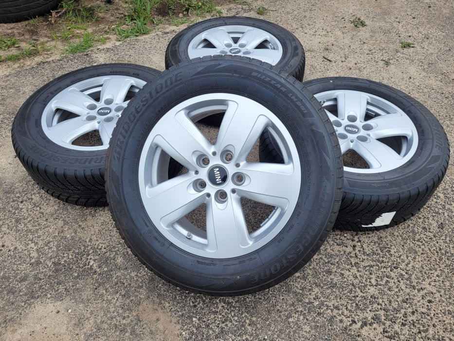 Alufelgi Mini 5x112 7Jx16 is41 z oponami i czujnikami