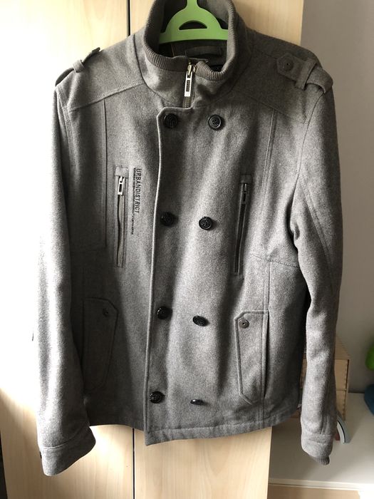 Welniana kurtka plaszcz c&a M L