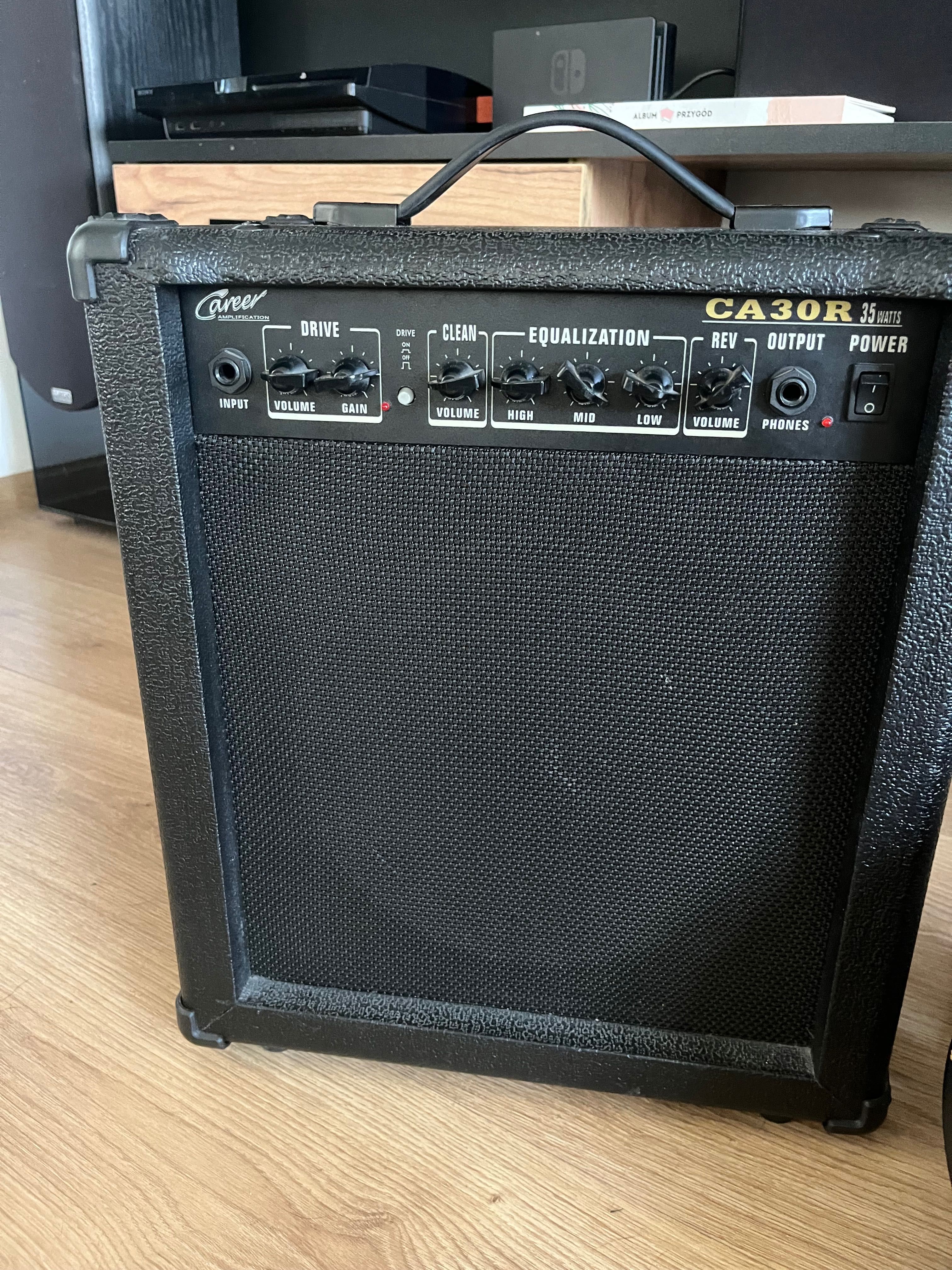 ZESTAW Gitara Elektryczna VGS Cobra SG  + Wzmacniacz Carrer CA30R