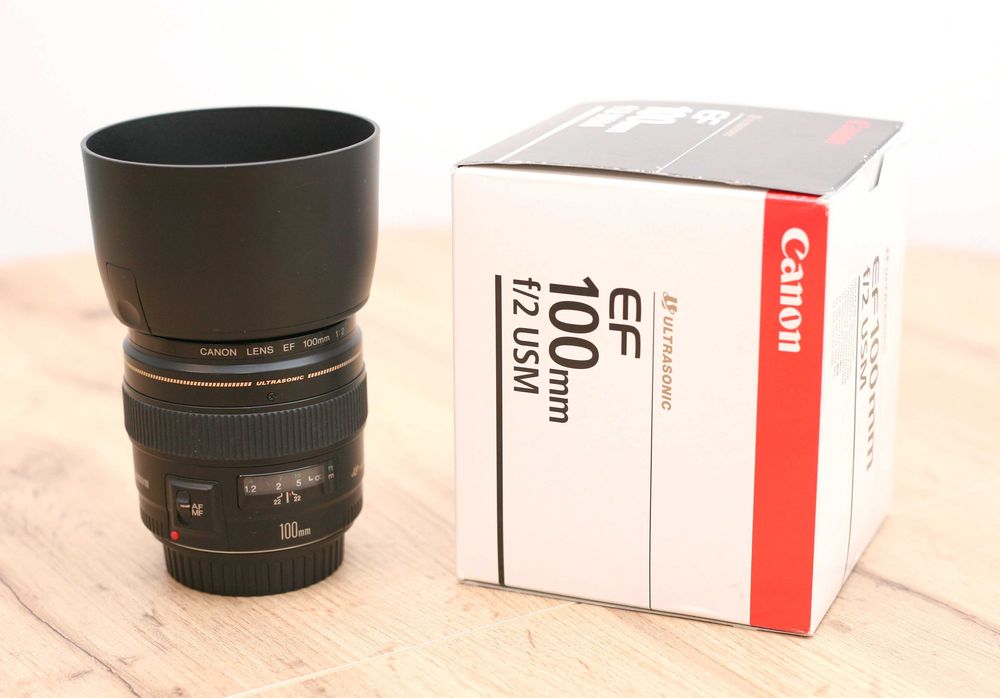 Canon EF 100 mm f/2.0 USM  * kapitalny stan! *
