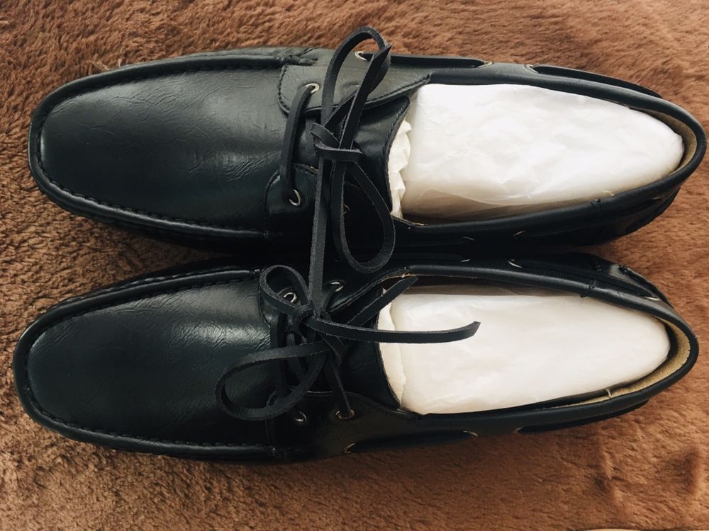 Топсайдеры мокасины туфли кожаные 45 размер
