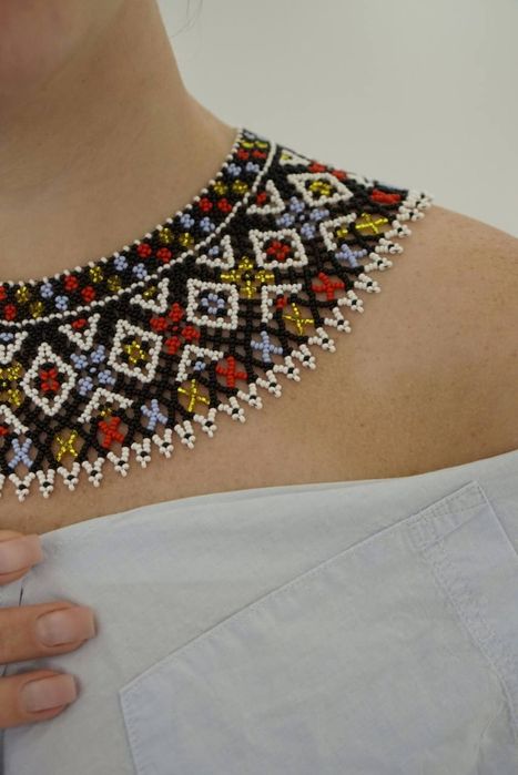 Гердан із бісеру силянка