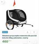Przyczepka rowerowa dla psa lub kota