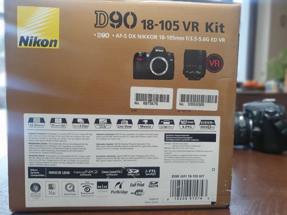 Lustrzanka. NIKON D 90.