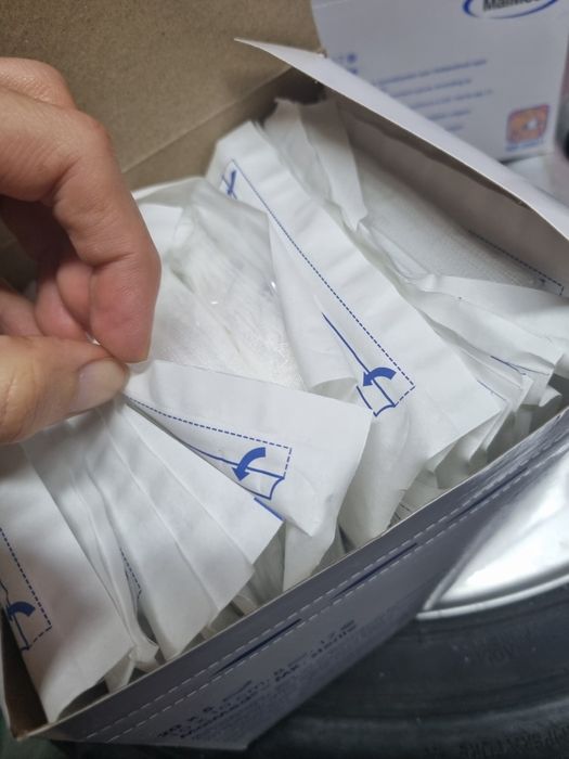 Kompresy z gazy jalowe opatrunki 10x10 nowe 4 paczki okazja