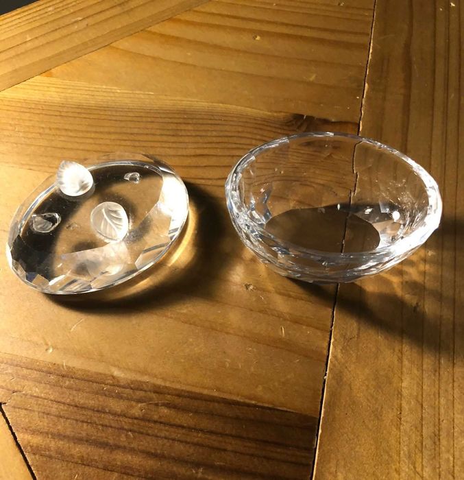 Caixa em cristal 6 cm x 25cm