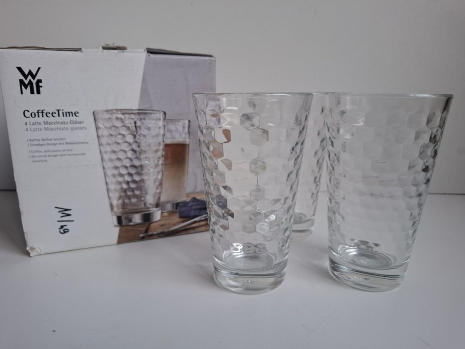 WMF zestaw 3 szklanek do latte 280ml