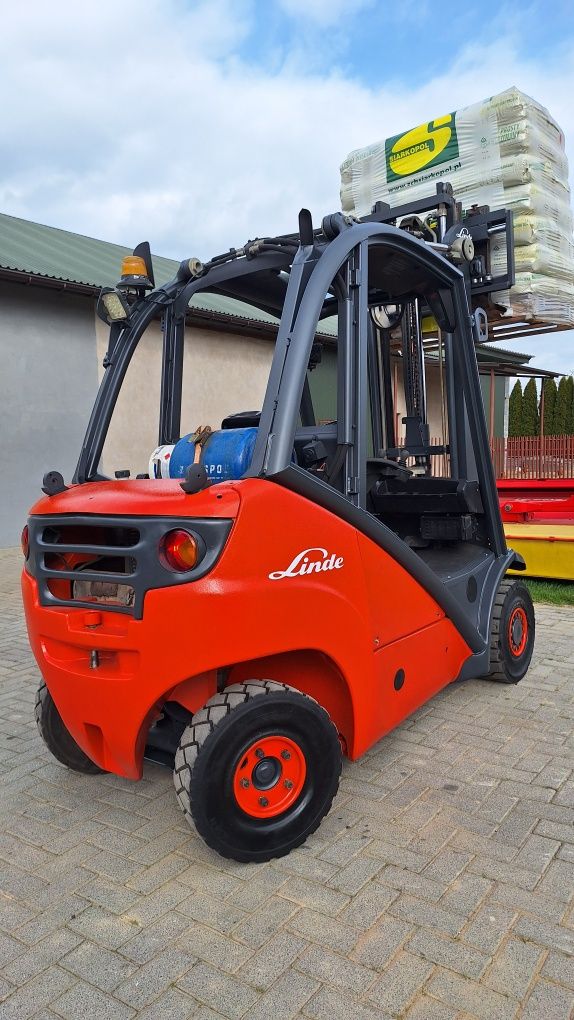 Linde H25 wolny skok przesuw boczny wózek widłowy widlak toyota