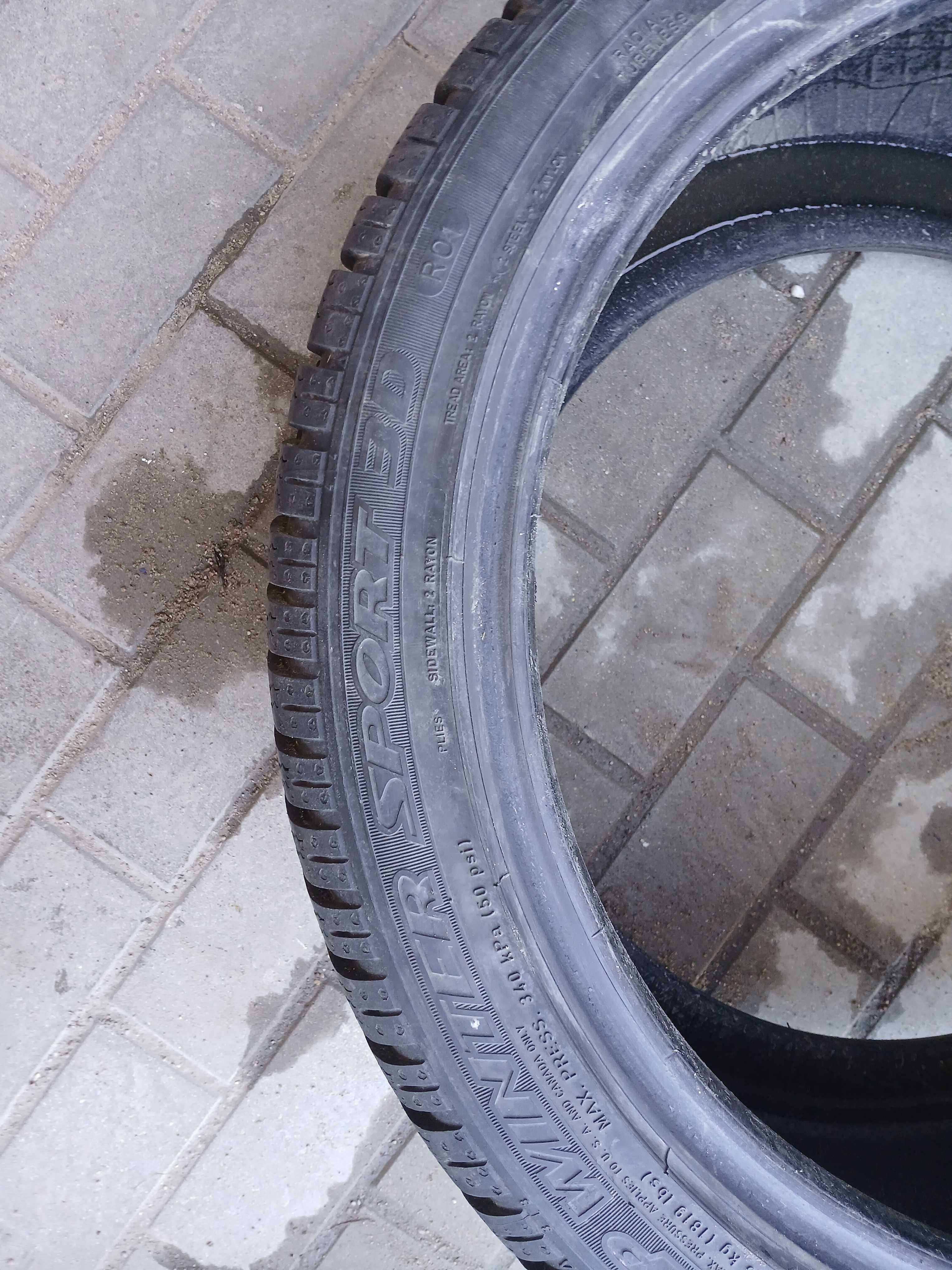 1x opona 285/35 R18 Dunlop Sp Winter Sport 3d R01 2017r Gwarancja