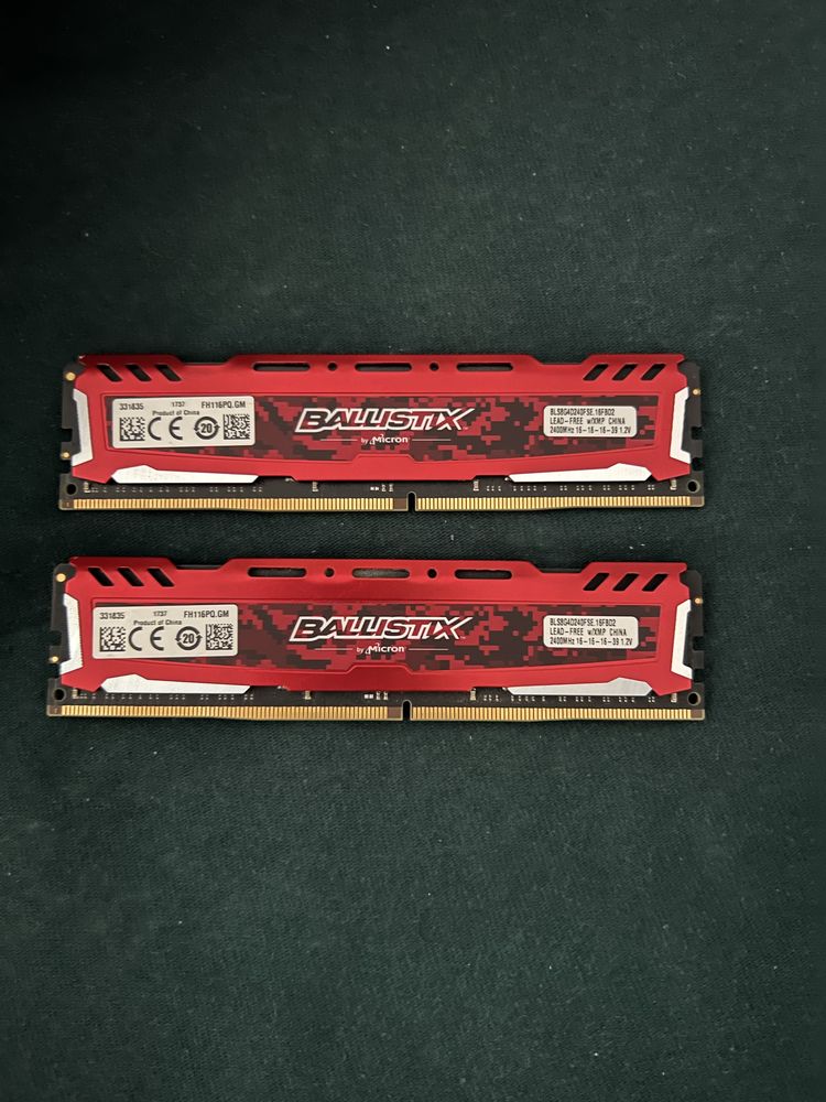 Pamieć DDR4 Crucial Balistix Sport Red 2x8Gb (16gb)